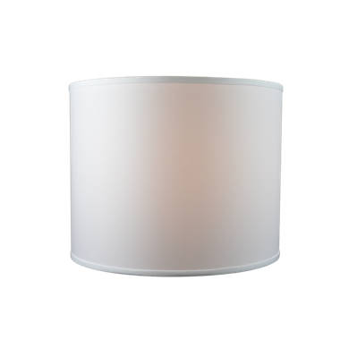 White linen best sale drum lamp shade